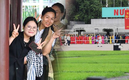 Dòng người đổ về Lăng Bác từ sáng sớm: Cảnh tượng xúc động trước sinh nhật lần thứ 135 của Người