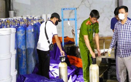 Công an Thanh Hóa tạm giữ 137 tấn nguyên liệu sản xuất "khí cười"