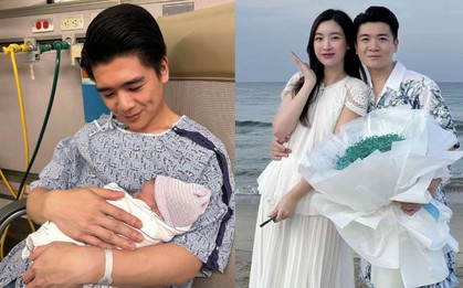"Bố đơn thân nghìn tỷ" - cậu cả nhà bầu Hiển đón con thứ 3, Đỗ Mỹ Linh tiếp tục giúp anh chồng chăm sóc?