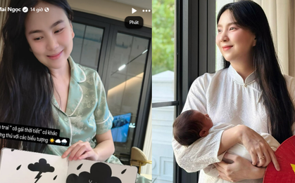 MC Mai Ngọc phản ứng sau khi vướng tranh cãi trái chiều hậu sinh con đầu lòng