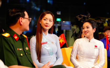 Bà xã NSƯT Quốc Cơ - MC Hồng Phượng hội ngộ cùng Hoa hậu Bảo Ngọc trong chương trình mừng đại lễ 30/4