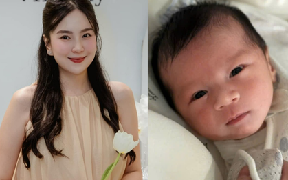 MC Mai Ngọc hé lộ ảnh hiếm cận mặt của quý tử, thừa hưởng visual cực phẩm từ mẹ!