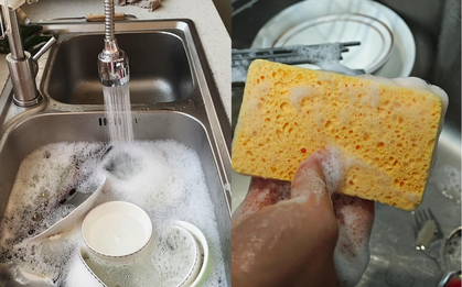 Một người rửa bát ẩu, cả nhà ăn cơm với vi khuẩn: 5 LỖI SAI tai hại cần sửa gấp!