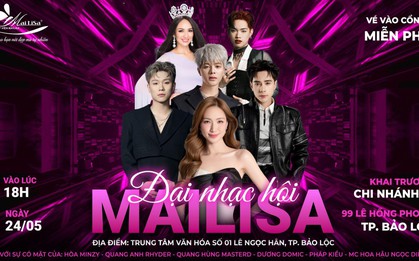 Đại nhạc hội Mailisa biến Bảo Lộc thành tâm điểm giải trí: Hàng ngàn khán giả mãn nhãn với sân khấu đẳng cấp quốc tế