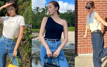 Quý cô cao 1m63 gợi ý những cách mặc quần jeans sang trọng, "hack" tuổi xuất sắc cho phụ nữ U40
