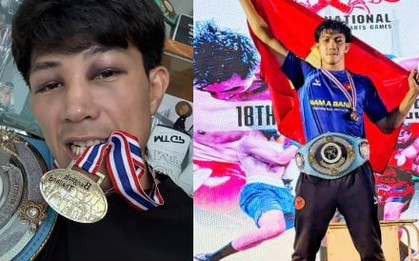 Nguyễn Trần Duy Nhất hạ 2 võ sĩ trong 1 giờ, mắt tím bầm lên nhận đai vô địch