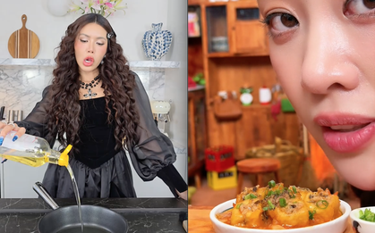 Hai Hoa hậu lấy chồng xong khiến cả TikTok bị "làm phiền": Thể hiện khả năng nấu ăn thôi mà cũng "khó đỡ" thế này!