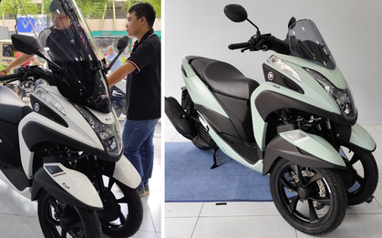Vừa về Việt Nam xe tay ga Nhật cực lạ: Ăn xăng 2,5L/100km, xe có 3 bánh nhưng dùng bằng lái xe máy 2 bánh