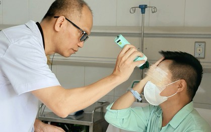 Tiêm filler xóa nhăn trán ở spa do người quen giới thiệu, người đàn ông 45 tuổi mù luôn mắt trái
