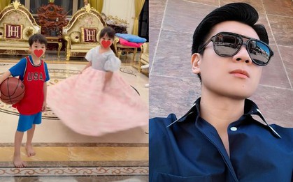 "Bố đơn thân nghìn tỷ" - cậu cả nhà bầu Hiển khoe ảnh chăm con cực khéo