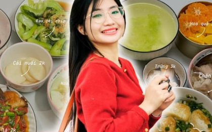 500 nghìn đồng nấu cho 4 người ăn cả tuần, cô gái gen Z gây sốt mạng
