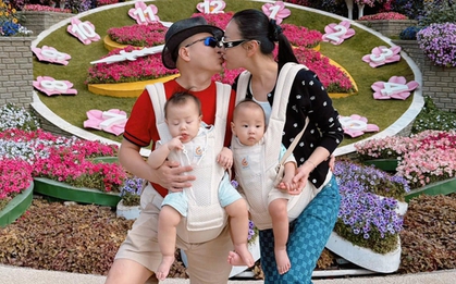 Tất bật làm mẹ bỉm cho cặp sinh đôi, Phương Oanh chia sẻ đầy ẩn ý: Yêu chồng bằng sự bao dung, thấu hiểu