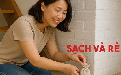 Tốn đúng 4.000 đồng, tôi "đổi đời" cho góc cầu thang ẩm mốc của gia đình mình