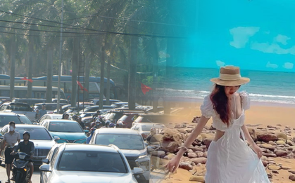 1 địa điểm được ví là “thủ phủ du lịch biển miền Bắc”: Đón gần 1 triệu lượt khách trong dịp 30/4-1/5 năm nay, xe cộ đổ về kín đường