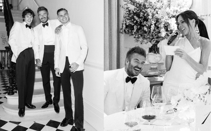 Bộ ảnh của gia đình Beckham trong bữa tiệc xa hoa quy tụ dàn sao Hollywood, bất chấp tin đồn rạn nứt