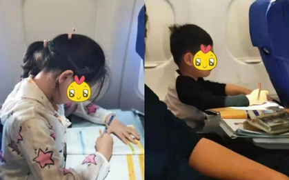 Cả cõi mạng ngơ ngác trước loạt hình ảnh được chụp trên máy bay của các em bé nhà giàu