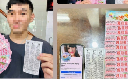 Người đàn ông ở Bình Dương trúng 13 tờ vé số giải độc đắc