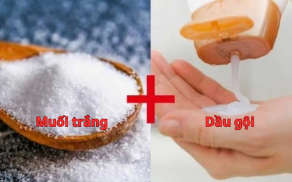 Trộn muối trắng với dầu gội, vấn đề "khó nói" của cả nam và nữ đều được giải quyết