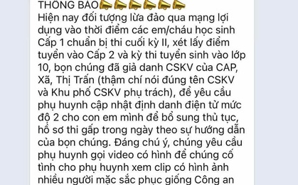 TP HCM: Nhiều trường học cảnh báo khẩn chiêu lừa đảo nhắm đến phụ huynh trong kỳ tuyển sinh đầu cấp