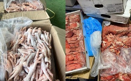 Thu giữ hơn 2,5 tấn thực phẩm đông lạnh không rõ nguồn gốc ở Đà Lạt