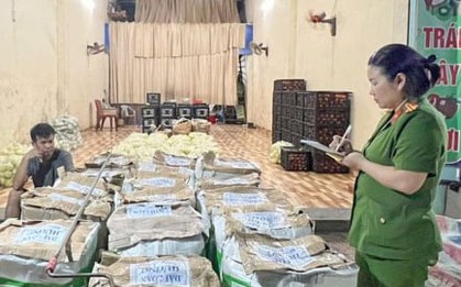 Phát hiện hơn 3 tạ rau củ nhiễm hoá chất độc hại ở Sơn La