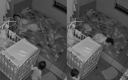 Bé gái 1 tuổi đi tìm mẹ giữa đêm, clip ghi lại cảnh tượng không thể ngờ sau đó khiến hàng triệu người nghẹn lại