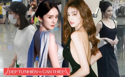 Không thể ngờ 2 nữ thần hàng đầu Cbiz - Dương Mịch, Bạch Lộc cũng bị tật "cổ rùa, lưng gù" xấu xí như thế này