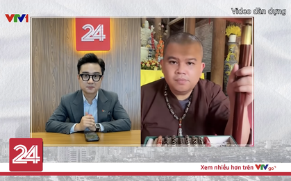 VTV24 đưa sư thầy bán hàng livestream đang nổi tiếng “lên sóng”