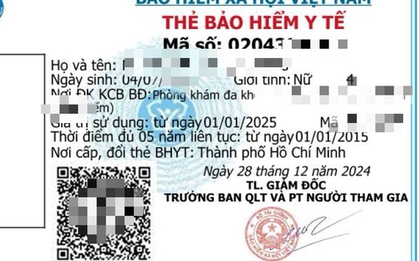 Từ 1-6, thẻ BHYT điện tử chính thức thay thẻ giấy
