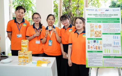 Sinh viên ngành Thẩm mỹ - Sinh học - Thực phẩm - Môi trường HUTECH giới thiệu đồ án giàu giá trị thực tiễn