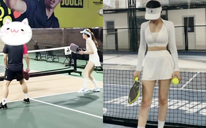 Cặp đôi Anh trai - hot girl bí mật lập gia đình có con nhưng bị "tóm" trên sân pickleball