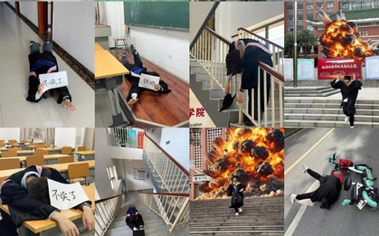 Trào lưu chụp ảnh kỷ yếu hài hước để phản ánh sự chán ghét bản thân