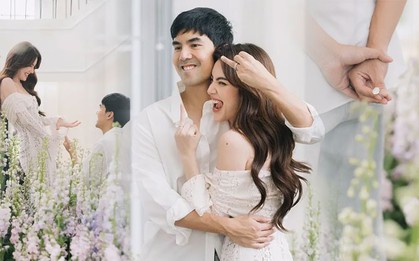 8 bức ảnh Mai Davika được cầu hôn như trong truyện cổ tích, nhẫn kim cương to tới mức "chọi trâu còn được"!