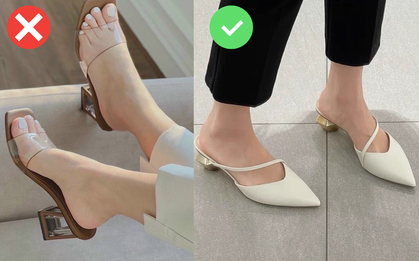 4 mẫu giày "khắc tinh" của nàng chân to: Phơi bày khuyết điểm, càng diện càng dìm dáng!