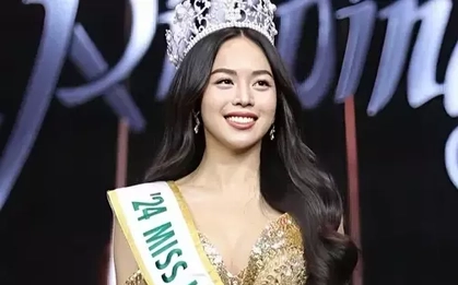 Hoa hậu Thanh Thủy đặt câu hỏi ứng xử bằng tiếng Anh ở Philippines