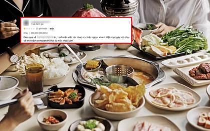 Vừa dính "bão" 1 sao vì chuyện mở nhạc, hàng lẩu nổi tiếng được "cứu nguy" nhờ loạt đánh giá 5 sao: Chuyện gì đây?
