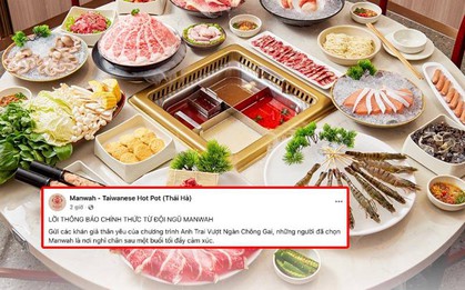Chuỗi buffet lẩu Manwah phát đi thông báo chính thức!