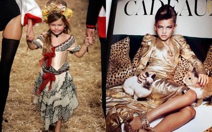 “Cô bé đẹp nhất thế giới” và bộ ảnh chín ép làm thay đổi làng thời trang