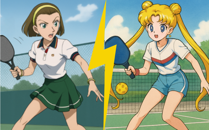 Thuỷ thủ Mặt Trăng, ái nữ tài phiệt Sonoko cùng dàn mỹ nhân manga kéo nhau lên sân pickleball: Trận đấu kinh điển