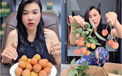 Mẹ Cua Cốm khen vải trứng Phù Cừ ngon nhất, người bán vải Thanh Hà: "Nói năng làm sao để mọi người tôn trọng nhé"