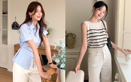 Đừng chỉ mặc áo tối màu vừa già vừa nóng, 4 mẫu áo sáng màu siêu mát này sẽ giúp chị em "hack" tuổi xuất sắc