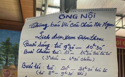 Nóng nhất MXH hôm nay: Ông nội thông báo quy định cho "khối nghỉ hè", một cháu có dấu hiệu không chấp hành!