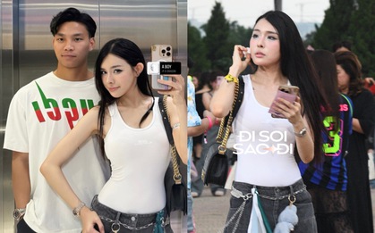 Văn Thanh hộ tống bạn gái gia thế “trâm anh thế phiệt” đi xem G-Dragon, không nhận ra nàng WAG siêu sexy qua cam thường