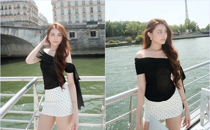 Con gái út nhà Quyền Linh khoe dáng ở Paris, dân mạng trầm trồ vì nhan sắc khác lạ, đầy khí chất của Hạt Dẻ