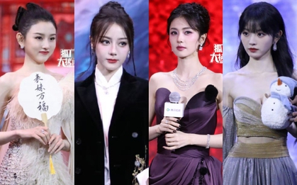 Siêu thảm đỏ hot nhất trưa nay: Nhiệt Ba "chặt đẹp" Bạch Lộc gợi cảm, Tống Tổ Nhi và "búp bê Cbiz" gầy tong teo phát sốc