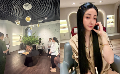 Cận cảnh cửa hàng tại trung tâm Hà Nội của Tiktoker Vũ Hồng Phúc "Cún Bông" vào thời điểm bị khám xét