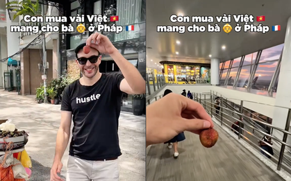 Khách Tây mang quả vải "to nhất Việt Nam" sang Pháp và cái kết rớt nước mắt