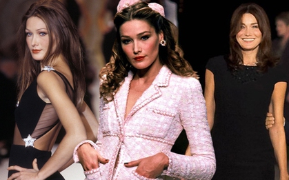 Tài sắc vẹn toàn như Carla Bruni: Từ siêu mẫu đình đám tới cựu đệ nhất phu nhân Pháp