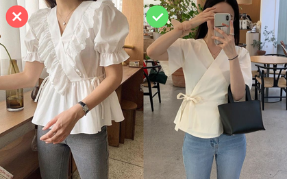 4 kiểu áo dìm dáng không lối thoát, nàng mũm mĩm tốt nhất nên tránh xa