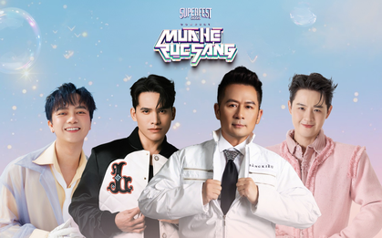 Bằng Kiều - Quốc Thiên - Thanh Duy - Bùi Công Nam lần đầu kết hợp tại SUPERFEST 2025 khiến fan muốn đến Hạ Long ngay lập tức!